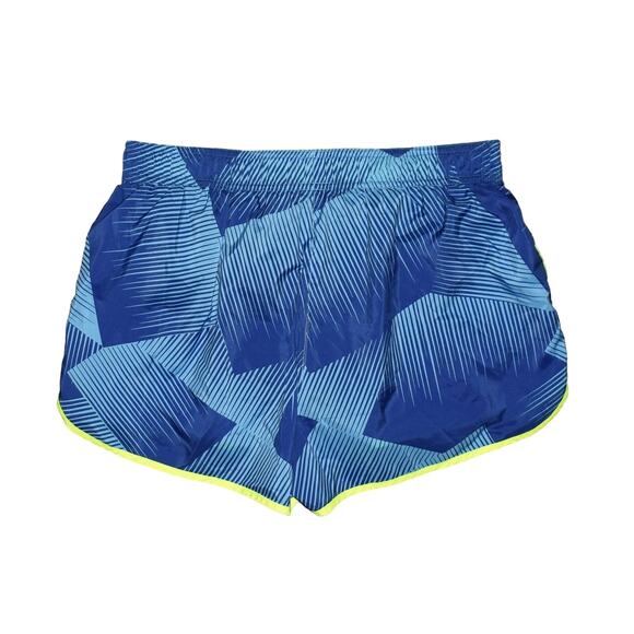 VICTORIA'S SECRET VSX $40 The Player Run Short Blue Geometric Lines Medium - Picture 2 of 3